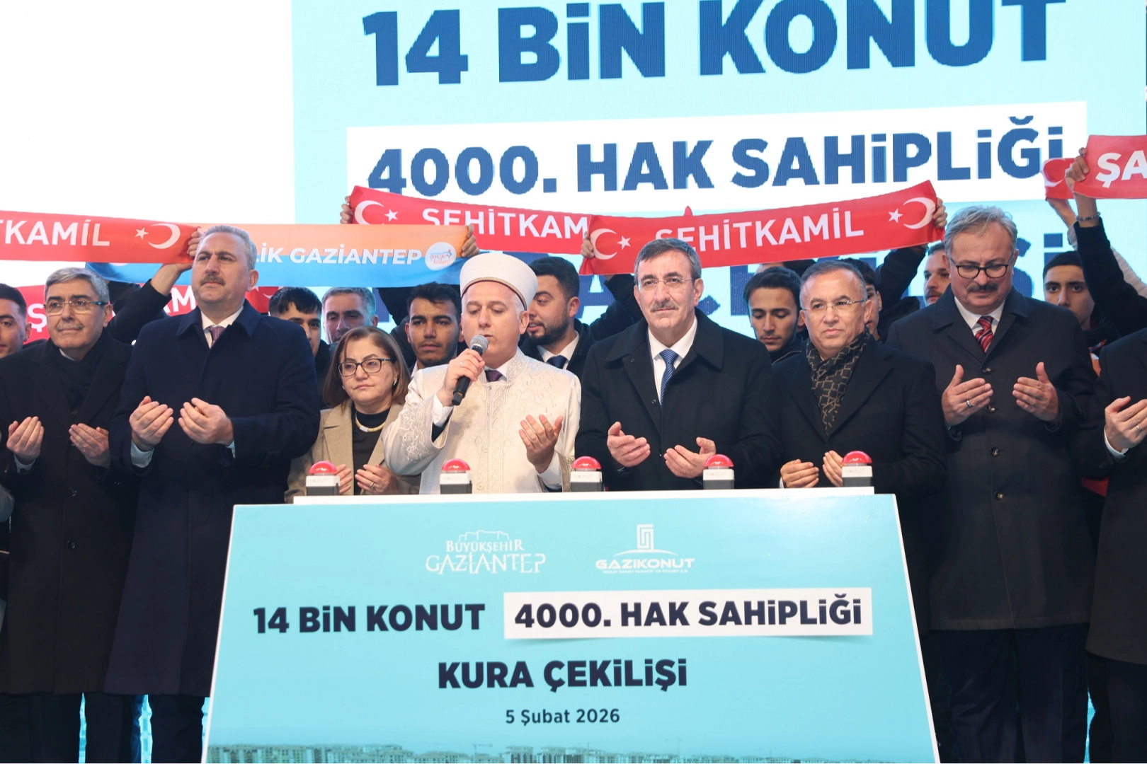Gaziantep&rsquo;te 4 bininci hak sahibi belirlendi