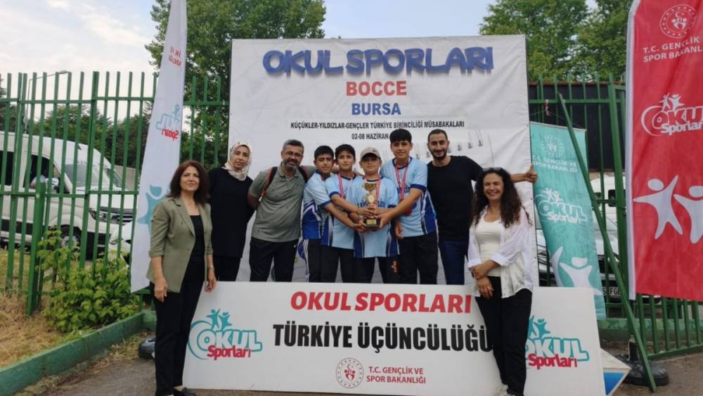 K&ouml;rg&uuml;den Ortaokulu&rsquo;ndan Bocce&rsquo;de T&uuml;rkiye &uuml;&ccedil;&uuml;nc&uuml;l&uuml;ğ&uuml; 