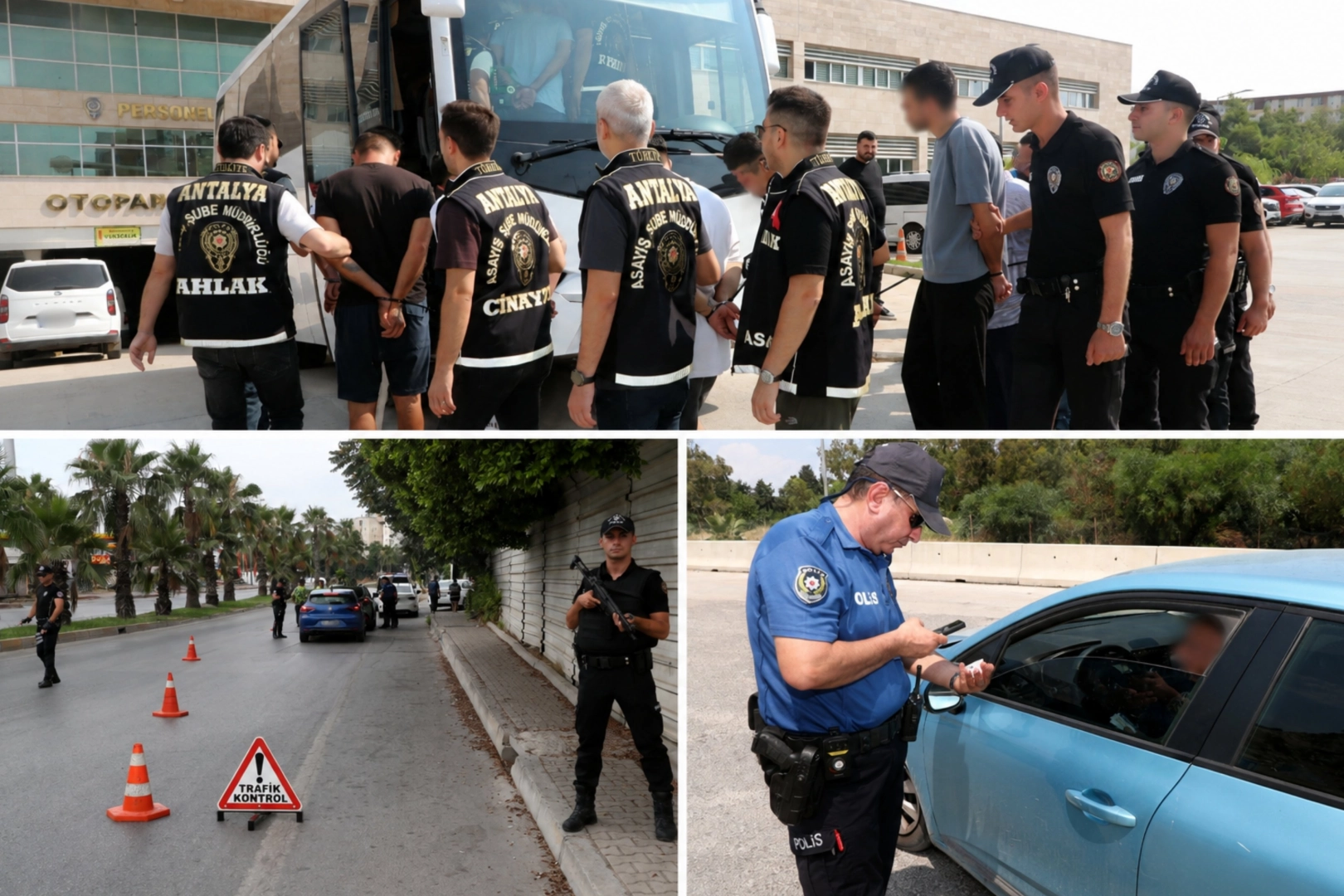 Antalya&rsquo;da g&ouml;zaltına alınan 2 bin 23 ş&uuml;pheliden 237'si tutuklandı