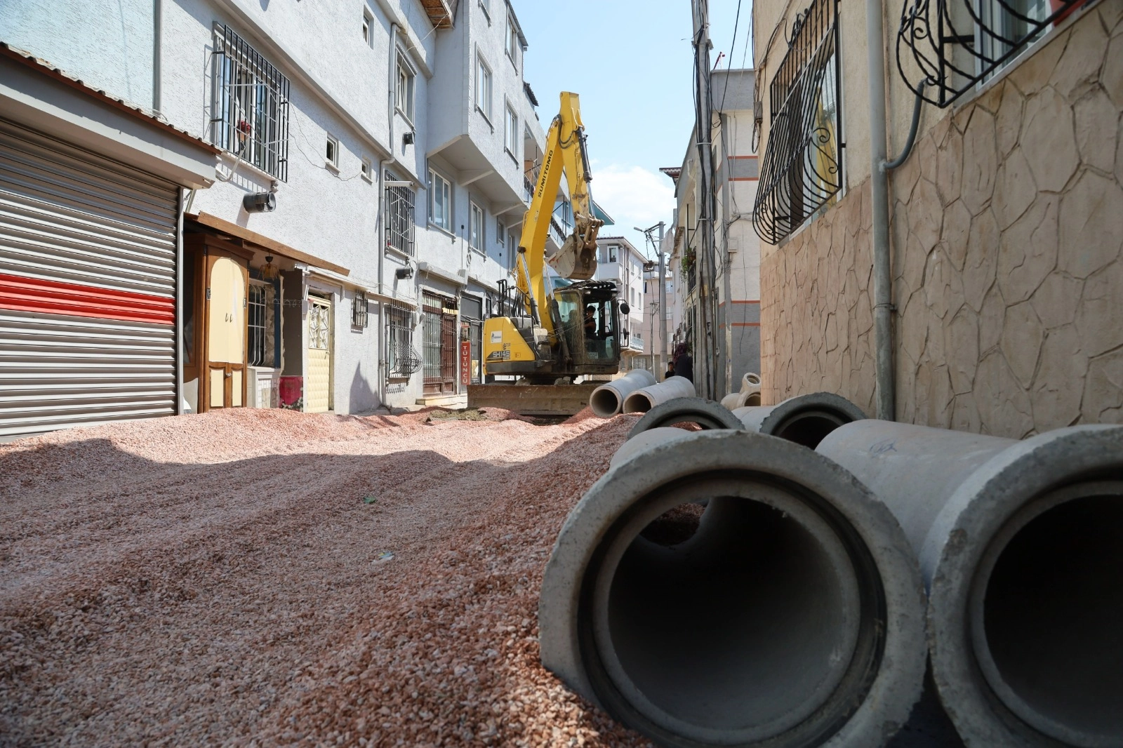 Bursa B&uuml;y&uuml;kşehir'den Yavuzselim'e altyapı hamlesi