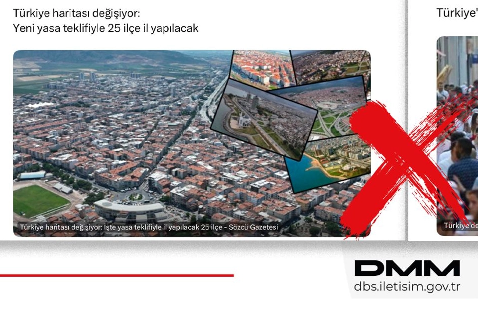 İletişim'den a&ccedil;ıklama geldi... 25 yeni il kurulacak mı?