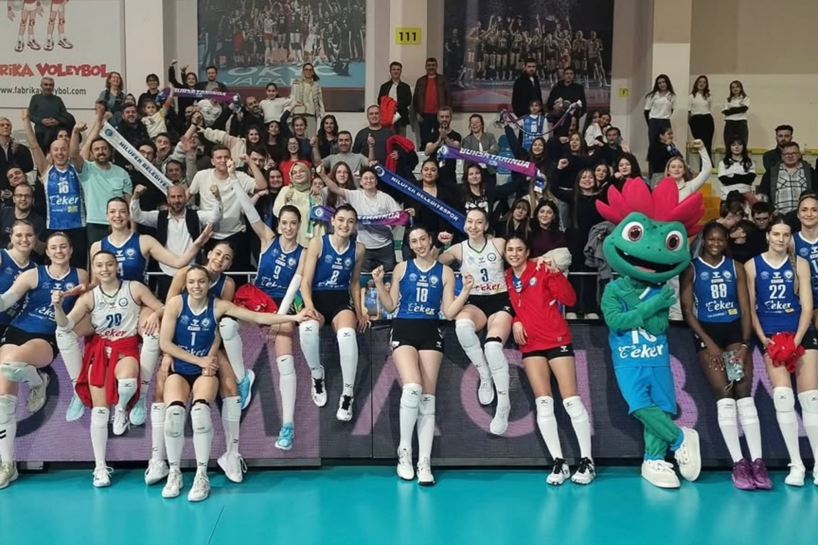 Bursa Nil&uuml;fer&rsquo;in sultanları zorlu ma&ccedil;ı kazandı