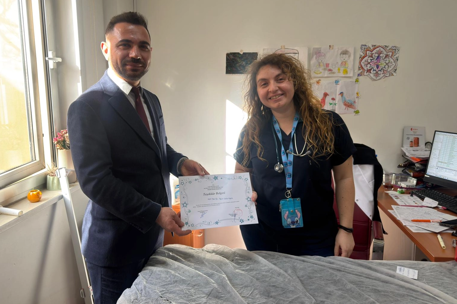 Batman Kozluk'ta uzman doktora hasta memnuniyeti teşekk&uuml;r&uuml;