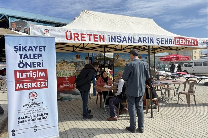 Denizli B&uuml;y&uuml;kşehir pazaryerlerinde halkın nabzını tutuyor