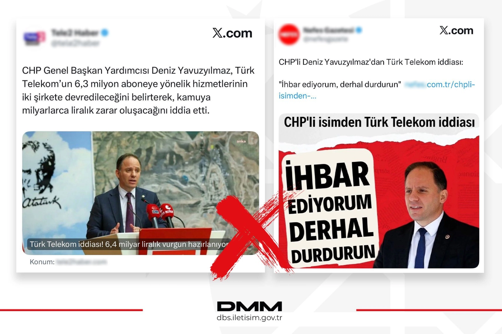 DMM: T&uuml;rk Telekom hakkındaki 'hizmet devri' iddiaları asılsız