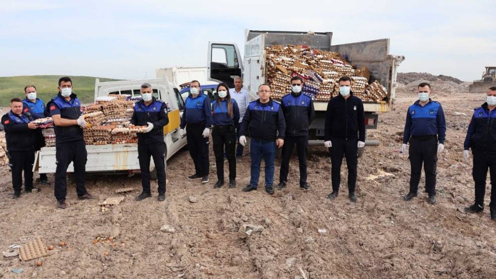 Haliliye&rsquo;de 5 bin koli yumurtaya el konuldu 