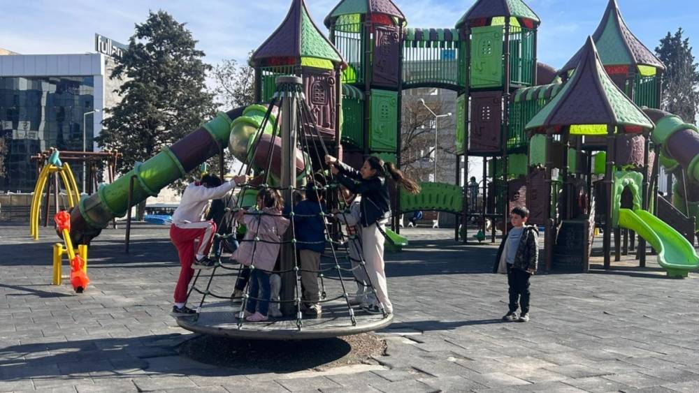 Adıyaman&rsquo;da bahar havası: Aileler parklara akın etti 