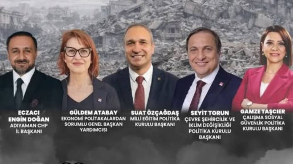 CHP heyeti 29 Ocak Perşembe g&uuml;n&uuml; Adıyaman&rsquo;da vatandaşlarla buluşacak 