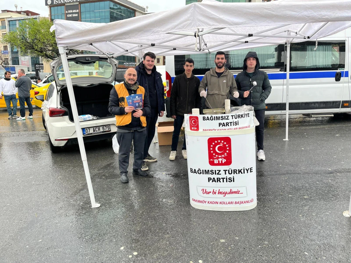 BAKIRK&Ouml;Y BTP'DEN VATANDAŞA &Ccedil;ORBA İKRAMI