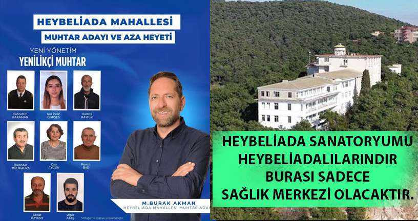HEYBELİADA'YA SÖZÜMÜZ VAR